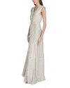 Eliza J Twist Waist Gown In Neutral