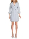Eliza J Women's Double-breasted Blazer Minidress In Blue