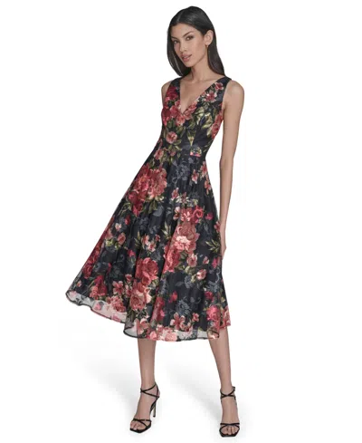 Eliza J Women's Sequin Soutache Sleeveless A-line Dress In Multi