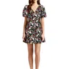 Eliza J Womens Embroidered Nylon Mini Dress In Multi