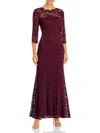 Eliza J Lace Gown In Red