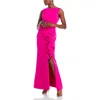 Eliza J Womens Ruffled Sleeveless Evening Dress In Pink