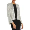 Eliza J Sequin Jacket In Silver