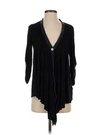 Pre-owned Elizabeth And James 3/4 Sleeve Blouse In Black