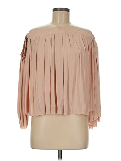 Pre-owned Elizabeth And James 3/4 Sleeve Blouse In Pink