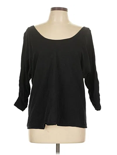 Pre-owned Elizabeth And James 3/4 Sleeve T-shirt In Black