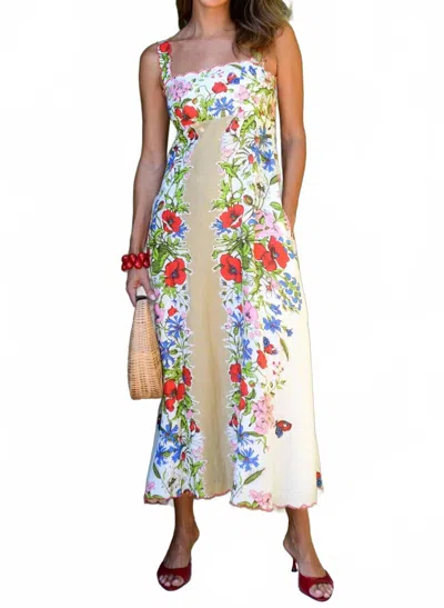 Elizabeth And James Annalisa Dress In Butterfly Garden In Multi