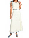 Elizabeth And James Billy Top In White Eyelet In White
