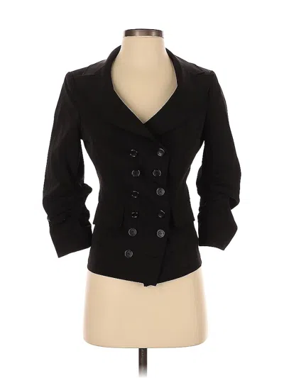 Pre-owned Elizabeth And James Blazer Jacket In Black