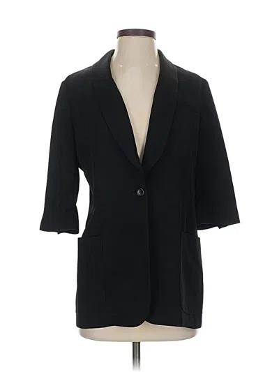 Pre-owned Elizabeth And James Blazer Jacket In Black