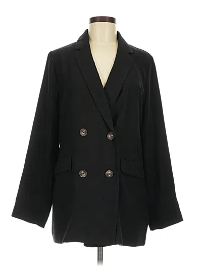 Pre-owned Elizabeth And James Blazer Jacket In Black