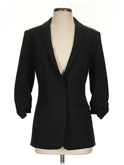Pre-owned Elizabeth And James Blazer Jacket In Black