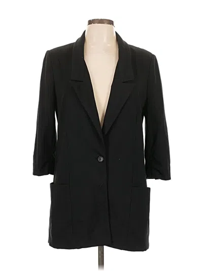 Pre-owned Elizabeth And James Blazer Jacket In Black