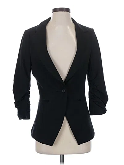 Pre-owned Elizabeth And James Blazer Jacket In Black