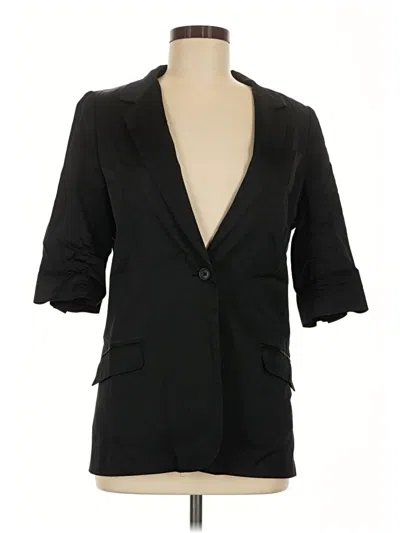 Pre-owned Elizabeth And James Blazer Jacket In Black