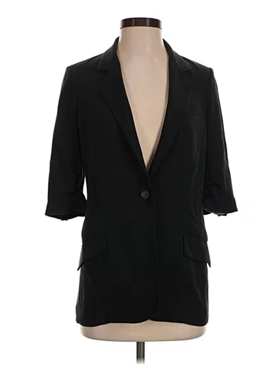 Pre-owned Elizabeth And James Blazer Jacket In Black