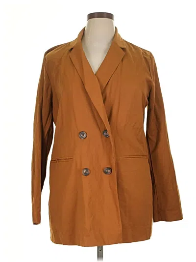 Pre-owned Elizabeth And James Blazer Jacket In Brown