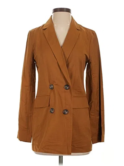 Pre-owned Elizabeth And James Blazer Jacket In Brown