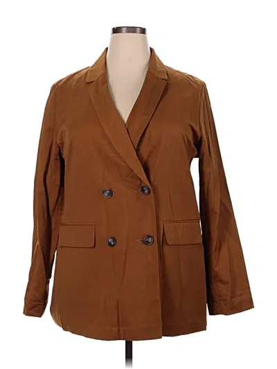 Pre-owned Elizabeth And James Blazer Jacket In Brown