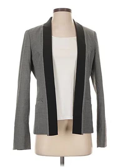 Pre-owned Elizabeth And James Blazer Jacket In Gray