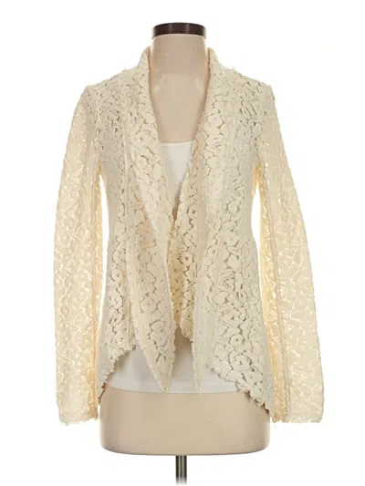 Pre-owned Elizabeth And James Blazer Jacket In Ivory