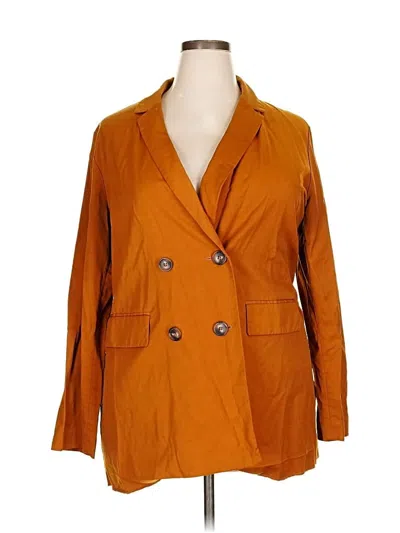 Pre-owned Elizabeth And James Blazer Jacket In Yellow