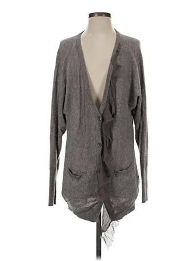 Pre-owned Elizabeth And James Cardigan Sweater In Gray