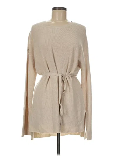 Pre-owned Elizabeth And James Cardigan Sweater In Tan
