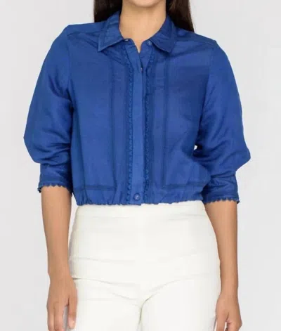 Elizabeth And James Carter Top In Blue
