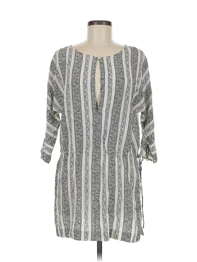 Pre-owned Elizabeth And James Casual Dress In Gray