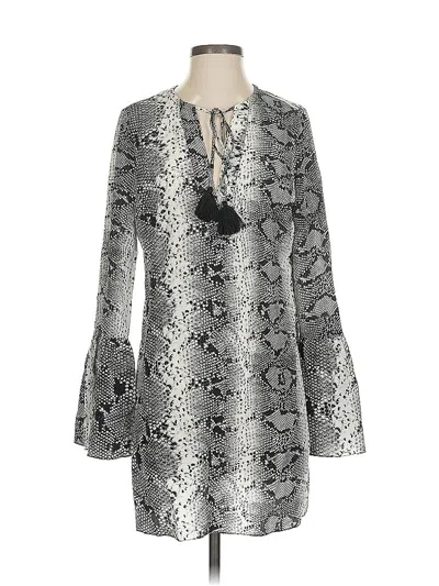 Pre-owned Elizabeth And James Casual Dress In Gray