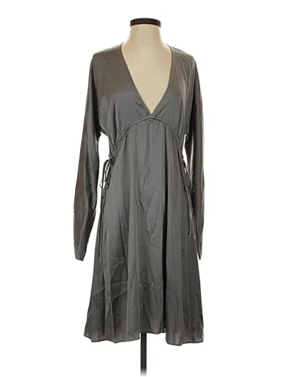 Pre-owned Elizabeth And James Casual Dress In Gray