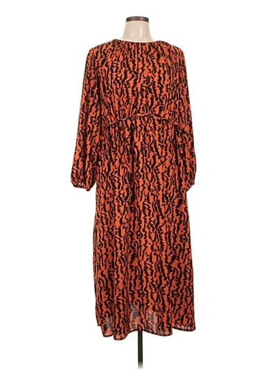 Pre-owned Elizabeth And James Casual Dress In Orange