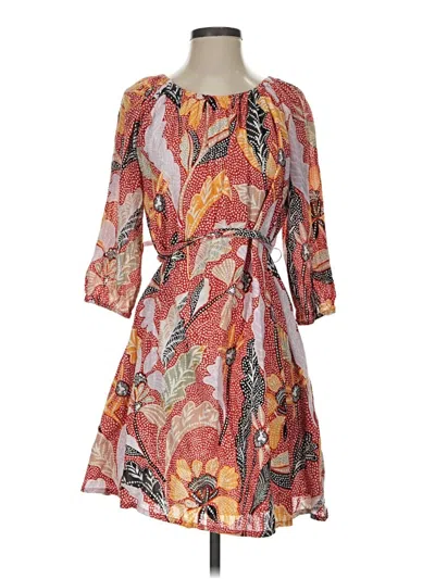 Pre-owned Elizabeth And James Casual Dress In Orange