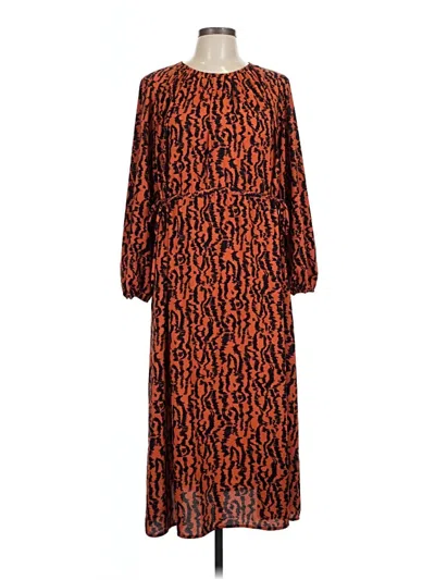 Pre-owned Elizabeth And James Casual Dress In Orange