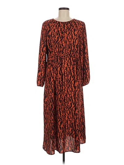 Pre-owned Elizabeth And James Casual Dress In Orange