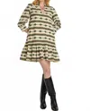 Elizabeth And James Chloe Mini Dress In Apache Stripe In Multi