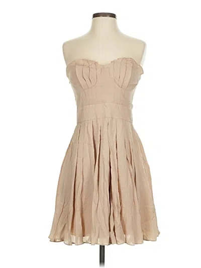 Pre-owned Elizabeth And James Cocktail Dress In Brown