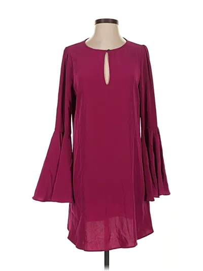 Pre-owned Elizabeth And James Cocktail Dress In Burgundy