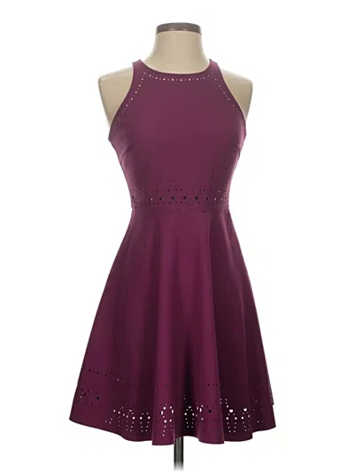 Pre-owned Elizabeth And James Cocktail Dress In Burgundy