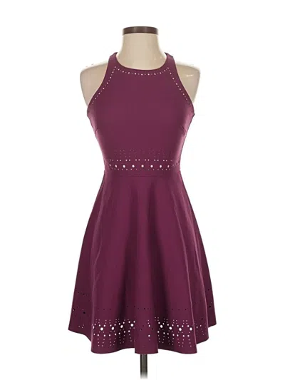 Pre-owned Elizabeth And James Cocktail Dress In Burgundy