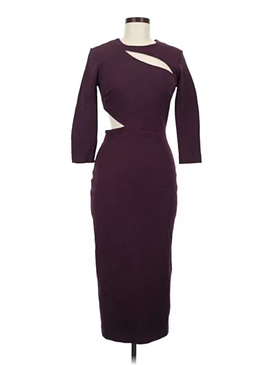 Pre-owned Elizabeth And James Cocktail Dress In Burgundy