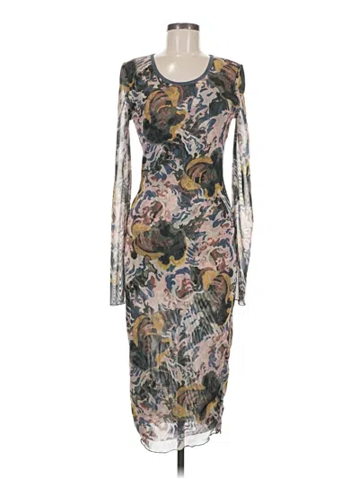 Pre-owned Elizabeth And James Cocktail Dress In Gray
