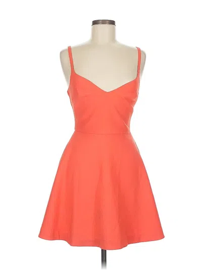 Pre-owned Elizabeth And James Cocktail Dress In Orange