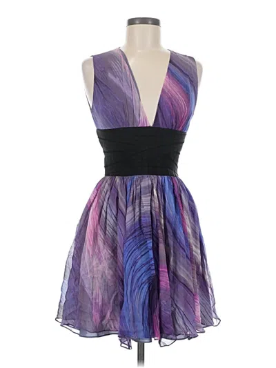 Pre-owned Elizabeth And James Cocktail Dress In Purple