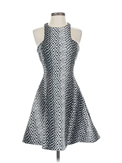 Pre-owned Elizabeth And James Cocktail Dress In Silver