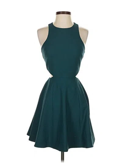 Pre-owned Elizabeth And James Cocktail Dress In Teal