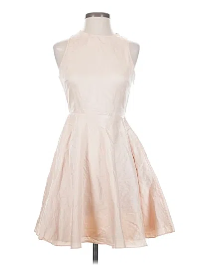 Pre-owned Elizabeth And James Cocktail Dress In White