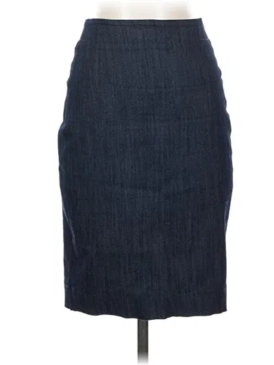 Pre-owned Elizabeth And James Denim Skirt In Blue