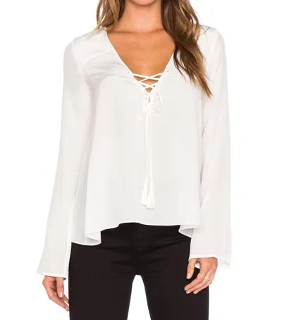 Elizabeth And James Draven Blouse In Ivory In White